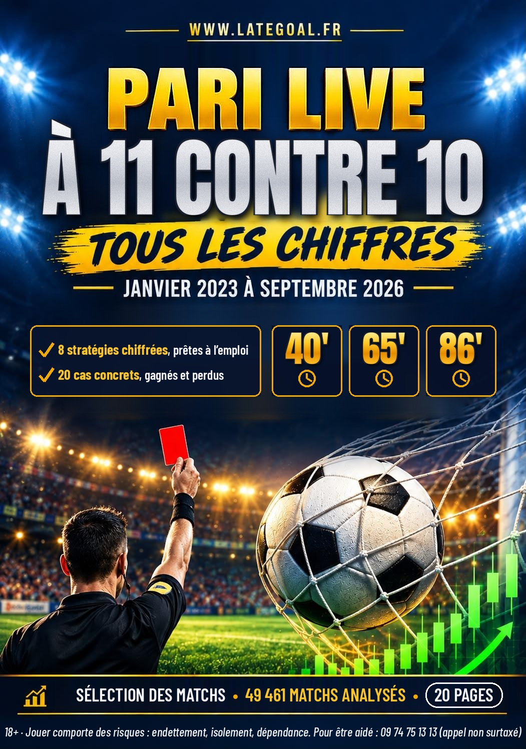 Couverture de l'ebook À 11 contre 10 : stratégies de trading football live